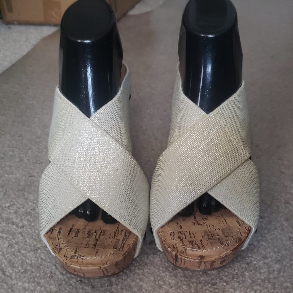 Esprit Oceane Wedge Sandals SZ 8